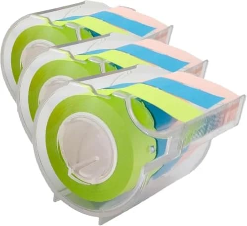 4A Self-Stick Notes Orange Neon 0.6 x 8.07 ft | Recyclable Adhesive thumbnail 1