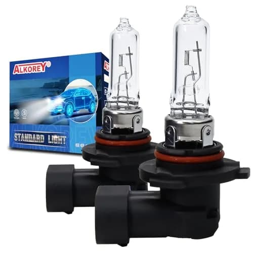 ALKOREY HB3 9005 12v 65w Car Headlight Bulb | Warm White 3300K, High & Low Beam, 2 Pack thumbnail 1