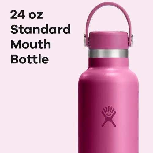 Hydro Flask Water Bottle - Insulated Stainless Steel - Non Spill, Leakproof in 24 Oz Reef Pink thumbnail 4