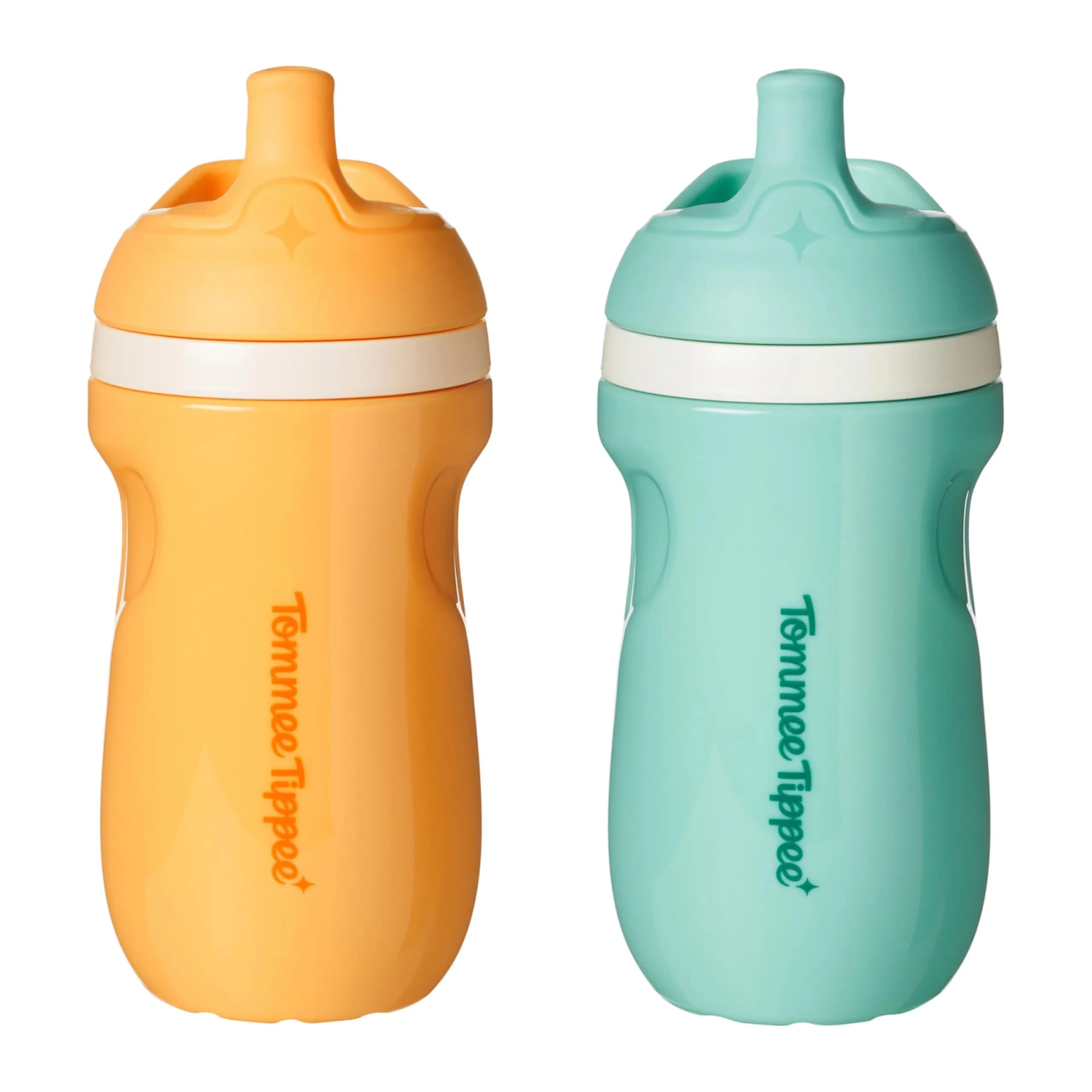 Tommee Tippee Sporty Spout Toddler Sippy Cup 255ml (9 fl oz) 2-Pack | Insulated, Spill-Proof, Bite-Resistant - main product image