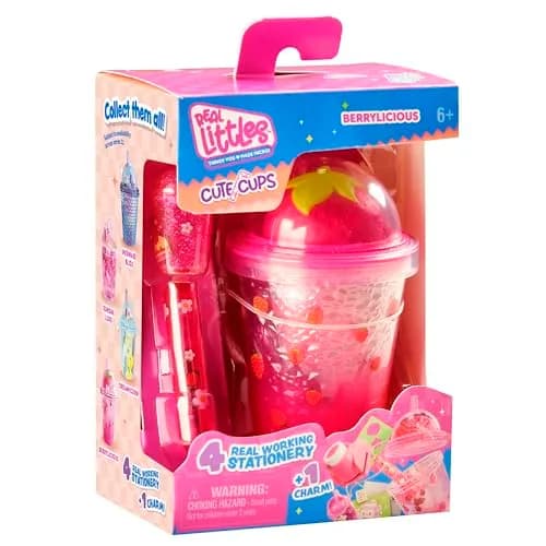 REAL LITTLES Cute Cups Full of Tiny Surprises with Working Micro Stationery & Charm | Styles May Vary thumbnail 2