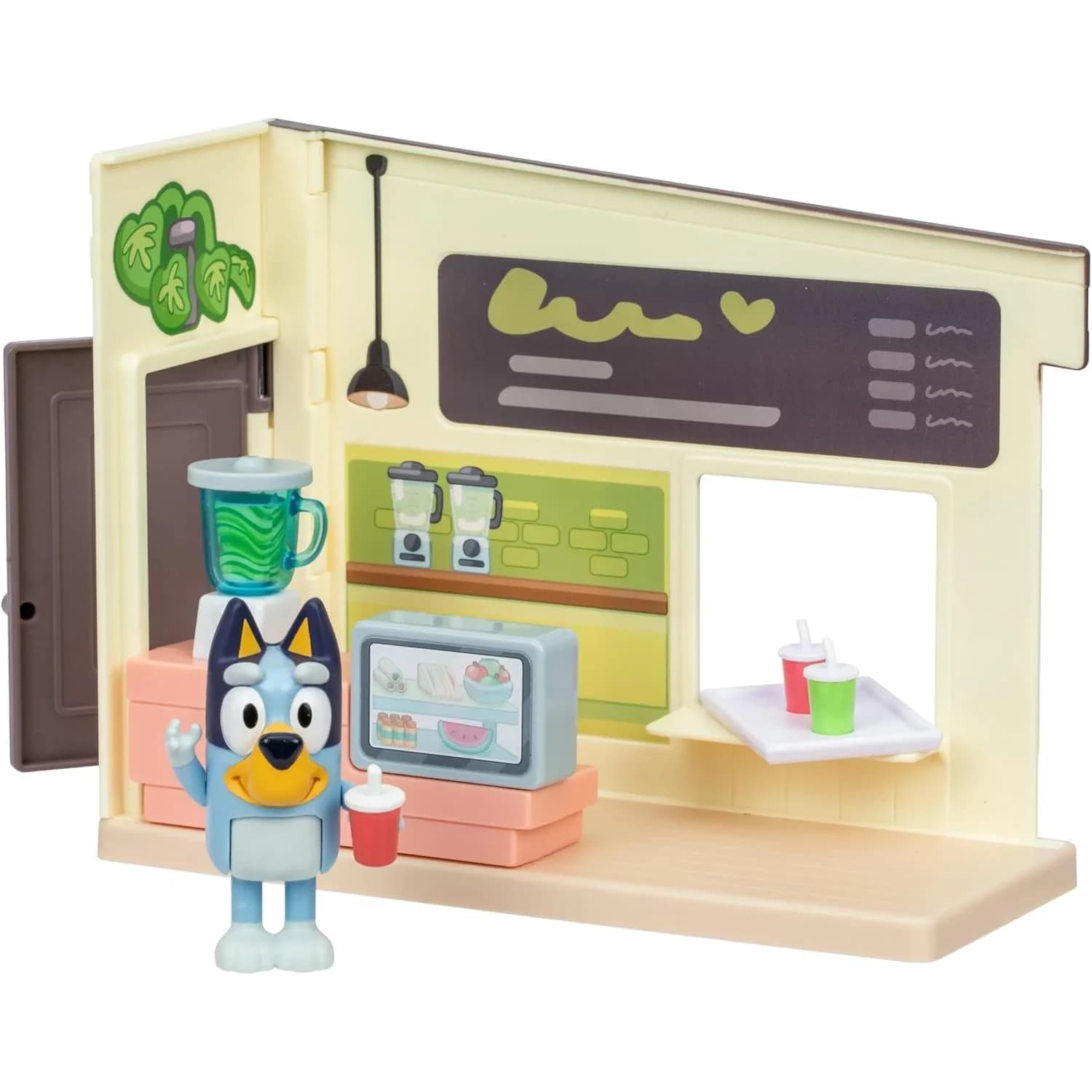 Bluey Juice Bar Toy Playset with Articulated Bluey Figure | Educational Pretend Play for Kids 3-5 - main product image