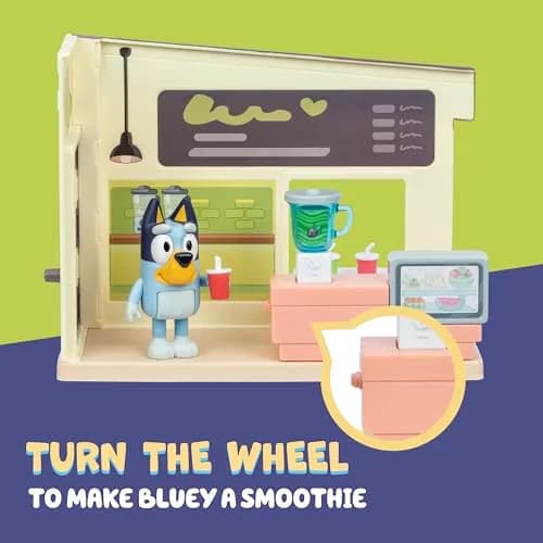Bluey Juice Bar Toy Playset with Articulated Bluey Figure | Educational Pretend Play for Kids 3-5 thumbnail 5