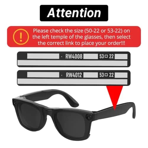 HIBLOKS Polarized Clip-on for Ray-Ban Meta Wayfarer RW4008/RW4012 Large 53-22 (2-Pack, Black+Green Matte Frame) | Perfect Fit for Smart Glasses thumbnail 2