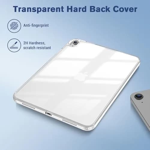 ProCase Clear Back Case for iPad 10th Gen 10.9 Inch 2022 (A2696) | Slim Fit Transparent Cover thumbnail 4