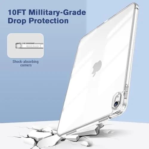 ProCase Clear Back Case for iPad 10th Gen 10.9 Inch 2022 (A2696) | Slim Fit Transparent Cover thumbnail 7