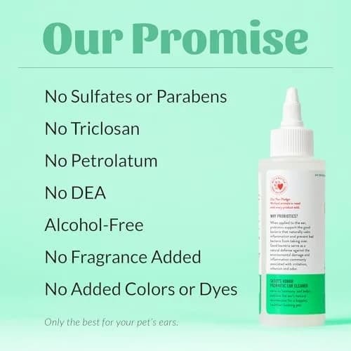 SKOUT'S HONOR Probiotic Cat Ear Cleaner 4 oz | Alcohol-Free, Fragrance-Free, Non-Medicated thumbnail 7