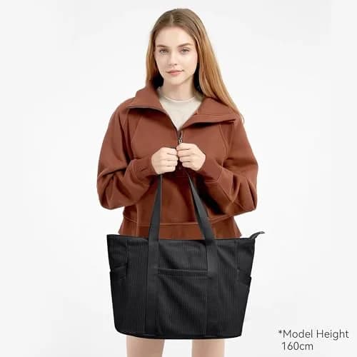 DIXEIGHT Tote Bag for Women, Large Capacity, Water-Resistant, Zipper Closure, Multi-Occasion Use thumbnail 3
