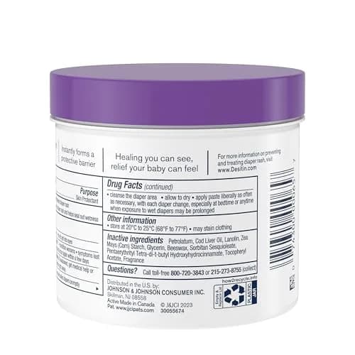 Desitin Maximum Strength Diaper Rash Cream 40% Zinc Oxide 907g (32oz) | Hypoallergenic Skin Protectant thumbnail 7
