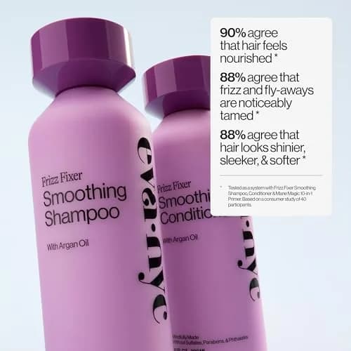 EVA·NYC Anti-Frizz Shampoo with Argan Oil & Sunflower Seed Oil 10 fl oz | Sulfate-Free, Nourishing & Softening thumbnail 6