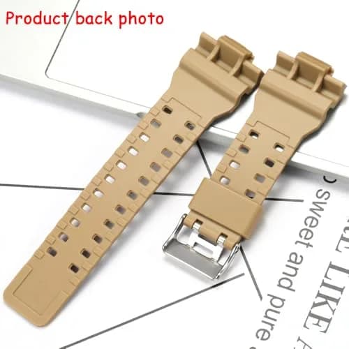 XBHSW Resin Watch Strap Compatible with Casio G-Shock GA100 GA110 GA120 GD100 GD120 (22mm Camouflage Khaki) | Easy Install & Waterproof thumbnail 4