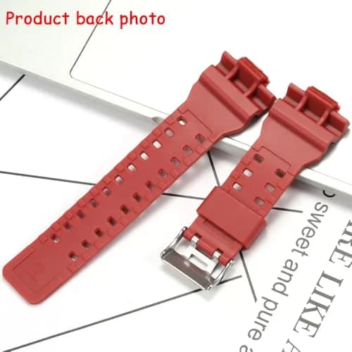 XBHSW Resin Watch Strap Compatible with Casio G-Shock GA100 GA110 GA120 GD100 GD120 (Camouflage Red, 22mm) thumbnail 4