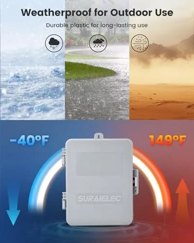 SURAIELEC Digital Pool Timer 40AMP 120V | 7-Day Programmable Timer for High-Power Devices thumbnail 7
