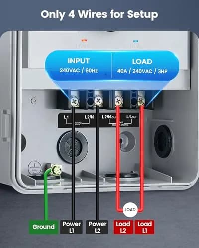 SURAIELEC Digital Pool Timer 40AMP 240V | 7-Day Programmable Control for Pool Pumps thumbnail 5