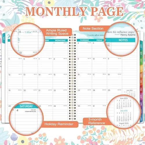 MaaIbok Teacher Planner 2026-2027 | Academic Organizer with Quotes (8.5'' x 11'') thumbnail 3