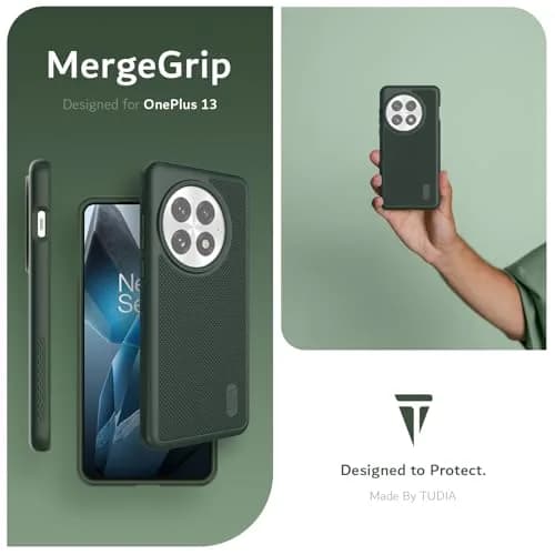 TUDIA MergeGrip Phone Case for OnePlus 13 5G (2025) | Military Grade Drop Tested Slim Shockproof Cover thumbnail 6