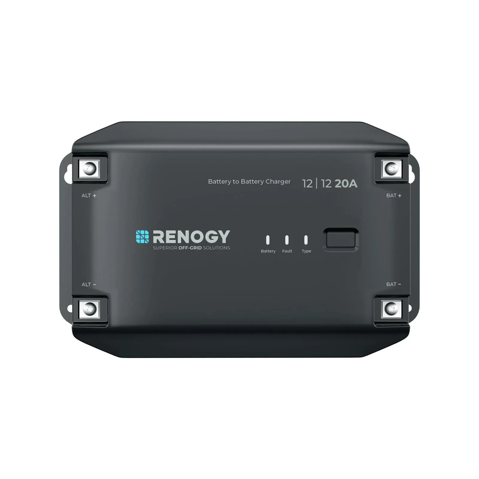 Renogy 12V 20A Battery Charger | Multi-Stage Charging & Bluetooth (100-120c) - main product image