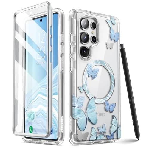 i-Blason Galaxy S25 Ultra Case MagSafe with Screen Protector Butterfly | Slim Impact-Resistant Cover thumbnail 1
