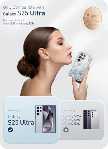 i-Blason Galaxy S25 Ultra Case MagSafe with Screen Protector Butterfly | Slim Impact-Resistant Cover thumbnail 2