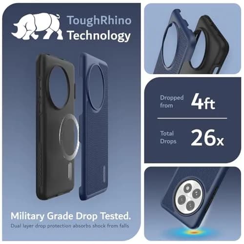 TUDIA MergeGrip Cell Phone Case for OnePlus 13 5G (2025) Indigo Blue | Military-Grade Dual Layer Protection thumbnail 2