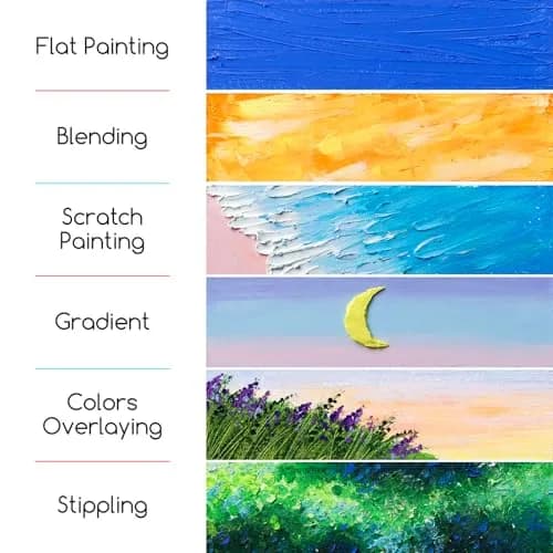 MEEDEN Soft Oil Pastels Set 72 Colors (0.39 in Diameter) | Vibrant Colors for Artists thumbnail 6