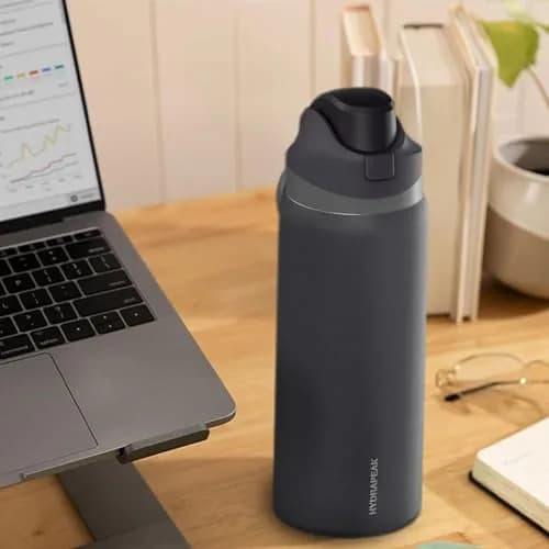 Hydrapeak Oasis 32oz (946ml) Insulated Water Bottle with Locking Chug Lid & Handle | Keeps Cold 24 Hours thumbnail 4