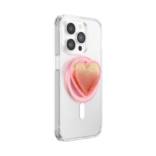 PopSockets Phone Grip for MagSafe Tidepool Heart | Magnetic Stand & Grip, Slim, Heart Design thumbnail 2