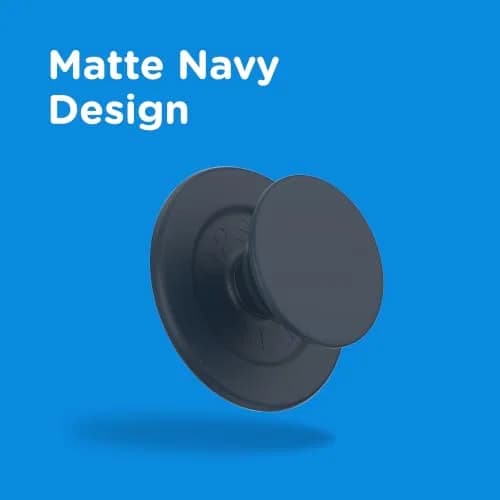 PopSockets Phone Grip for MagSafe Soft Touch Navy | Magnetic Holder & Stand thumbnail 5