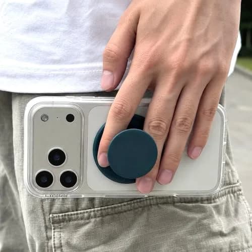 PopSockets Phone Grip for MagSafe Soft Touch Navy | Magnetic Holder & Stand thumbnail 6