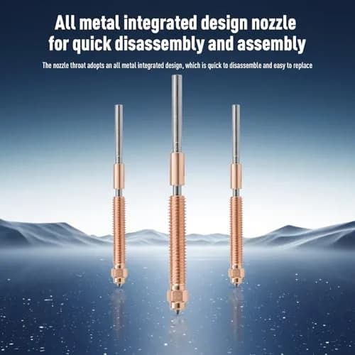 Xirbbo K2 Plus Nozzle Kit | 2 pcs 0.2mm Unicorn Quick-Swap Hardened Steel & Copper Alloy Nozzle for Creality K2 Plus 3D Printer thumbnail 9