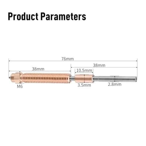 Xirbbo K2 Plus Nozzle Kit | 2 pcs 0.2mm Unicorn Quick-Swap Hardened Steel & Copper Alloy Nozzle for Creality K2 Plus 3D Printer thumbnail 4