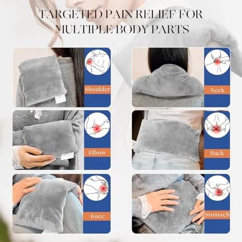 uncn Microwavable Heating Pad 13x7 Inch | Lavender Scent Moist Warm Compress for Relaxation thumbnail 2