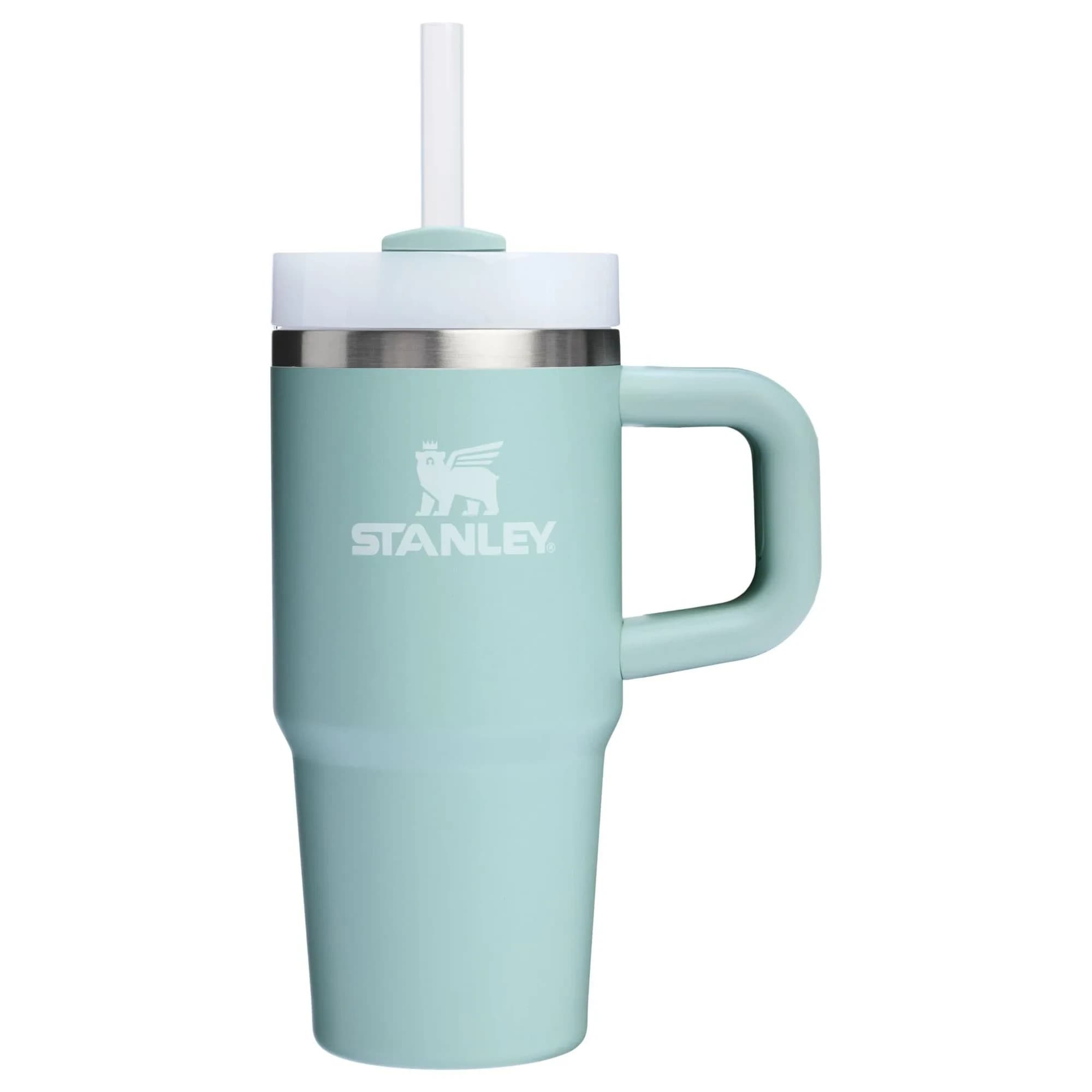 STANLEY Quencher H2.0 FlowState Tumbler 14 oz (397 ml) Seafoam | Keeps Drinks Cold for Hours