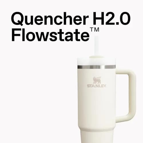 STANLEY Quencher H2.0 FlowState Tumbler 14 oz (397 ml) Seafoam | Keeps Drinks Cold for Hours thumbnail 2