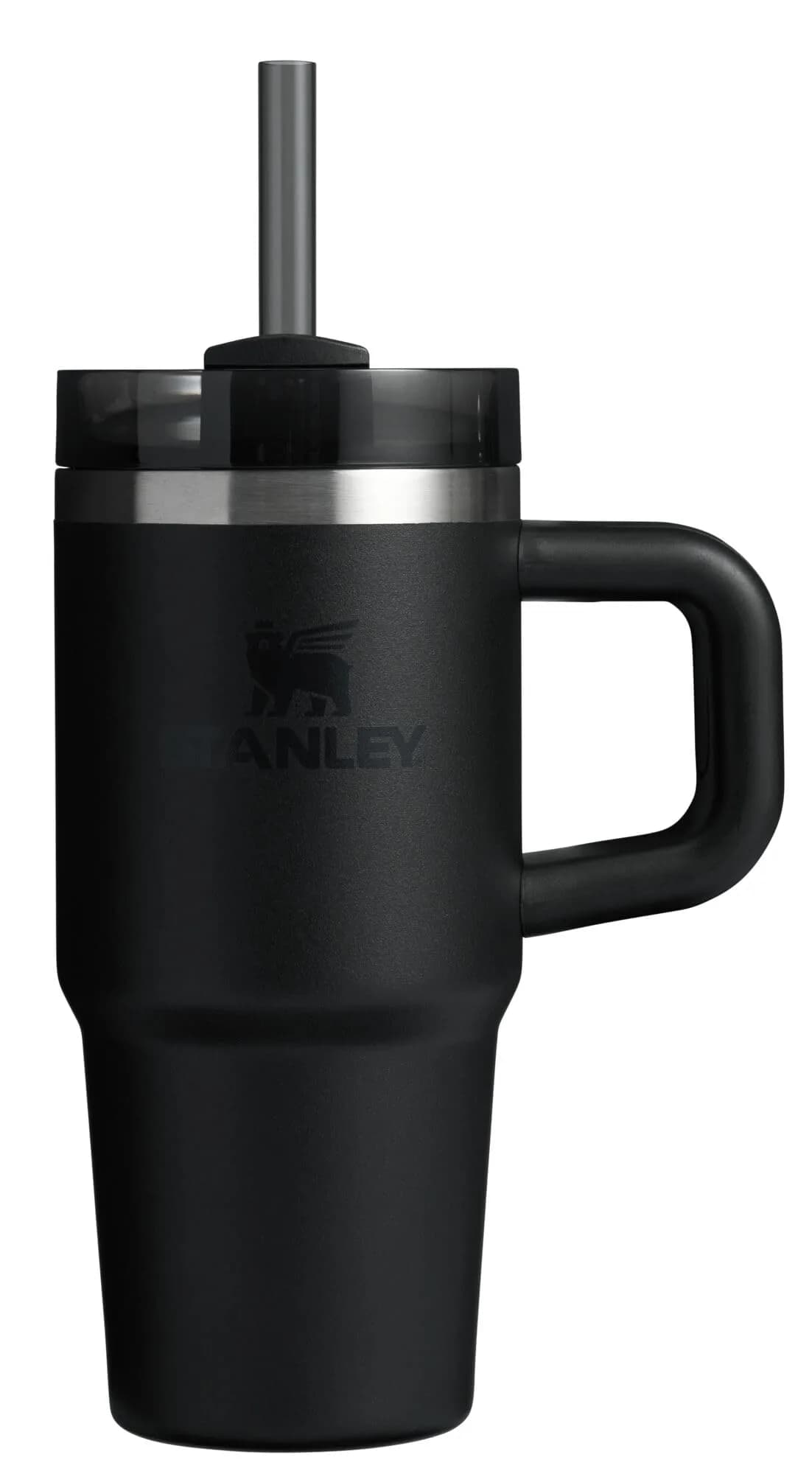 STANLEY Quencher H2.0 FlowState Tumbler, 14 oz (397 ml) Black 2.0 | Insulated Stainless Steel Travel Mug with Handle - main product image