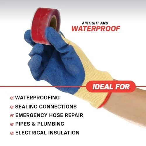 Bond It Rescue Tape Self-Fusing Silicone Repair Tape 36 ft (10.97 m) | Waterproof, Heat-Resistant, Electrical Insulation thumbnail 2