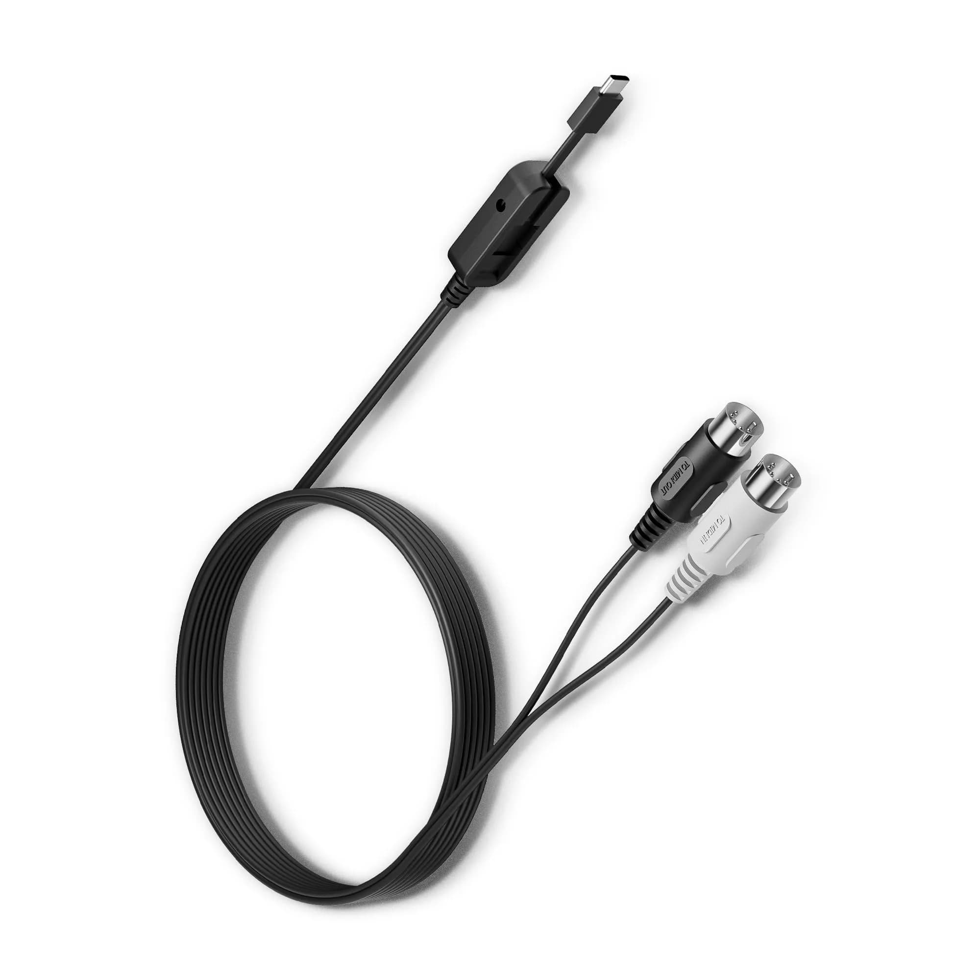 CME U2MIDI Pro - High-Speed USB MIDI Cable with Filter & Mapper 6.5ft | Plug & Play MIDI Interface for Computer & Instruments — C2MIDI Pro