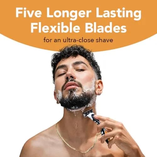 BIC Flex 5 Refillable Men's 5-Blade Razors with 12 Cartridges | Smooth Shave, Aloe & Vitamin E thumbnail 5