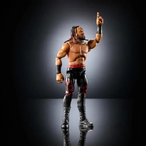 WWF WWE Elite Action Figure Series 118 Jacob Fatu 6-inch | Authentic Collectible with 25 Articulation Points thumbnail 4