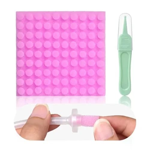 Qunlions life Replacement for Nosefrida Nasal Aspirator Filters | 100-Pack Hygiene Sponges for Baby Nose Cleaning thumbnail 1