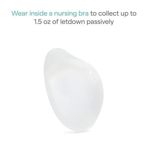 Munchkin Silicone Breast Milk Collector Cups with Storage Plugs, 45ml (1.5 Fl Oz Each) | BPA-Free Food-Grade Silicone thumbnail 2