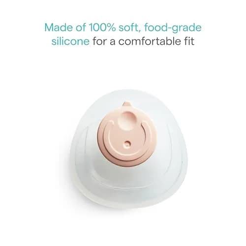 Munchkin Silicone Breast Milk Collector Cups with Storage Plugs, 45ml (1.5 Fl Oz Each) | BPA-Free Food-Grade Silicone thumbnail 4