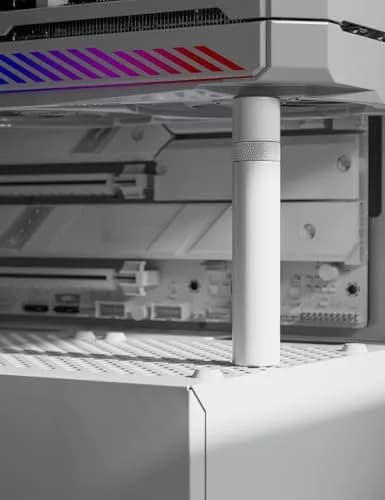 upHere GPU Support Bracket, White, 70-120mm | Aluminum Video Card Sag Holder for NVIDIA AMD thumbnail 5