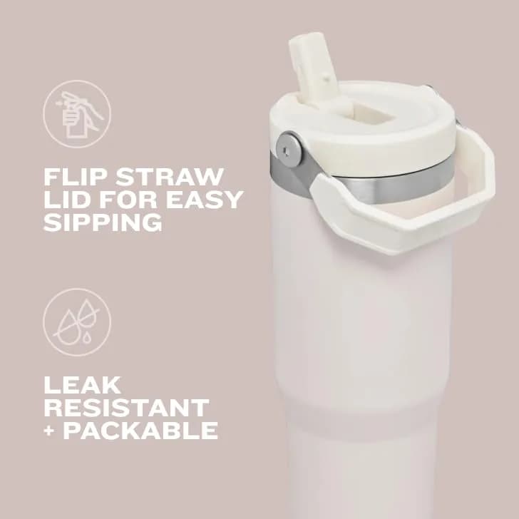 STANLEY IceFlow 2.0 Flip Straw Tumbler 40 oz (1183 ml) Frost | Insulated Stainless Steel for 20 Hrs Cold thumbnail 7