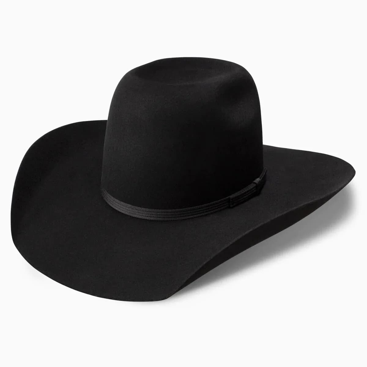 RESISTOL Hooey Day Money 4X Wool Cowboy Hat 13.5cm (5.25in) Brim, Chocolate — Black / 7 1/2