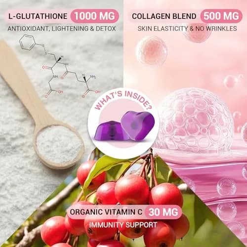 Orinthalixium Liposomal Glutathione Gummies 1000MG | Sugar-Free Skin & Antioxidant Support (150 Count) thumbnail 3