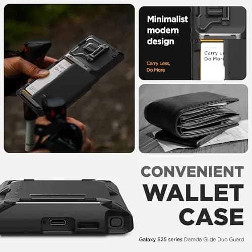 VRS DESIGN Damda Glide DuoGuard for Galaxy S25 Ultra Case (2025) | Heavy Duty Protection with Card Slot & Camera Cover thumbnail 2