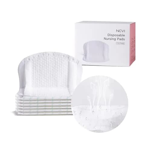 NCVI Ultra-Thin Nursing Pads 110 Count | Leak-Proof & Breathable for Moms thumbnail 1