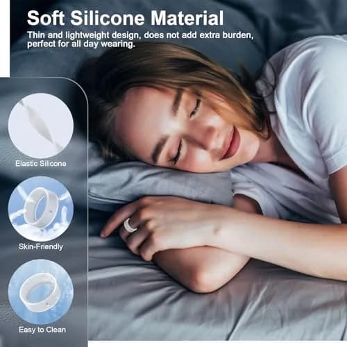 ZOOROO Oura Ring Covers (10 Pack, Size L) | Anti-Scratch Silicone Protectors with Charging Hole thumbnail 5