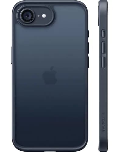 TORRAS Shockproof Case for iPhone 17e & 16e, 12FT Drop Protection, Slim Translucent Black | Heavy Duty Protection thumbnail 1